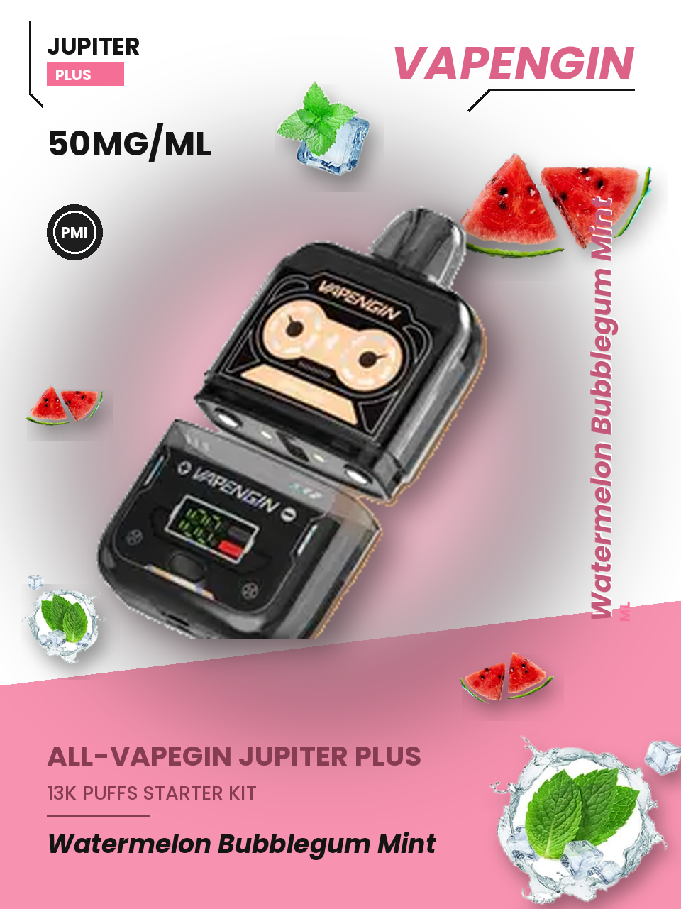 VAPENGIN JUPITER PLUS Watermelon Bubblegum Mint — Vapengin Starter kit