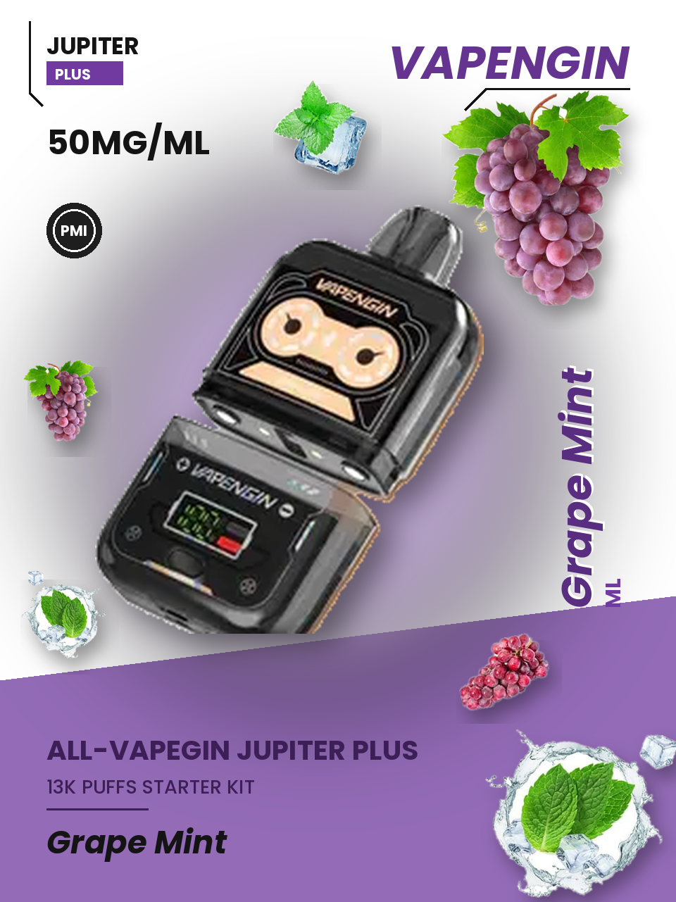 VAPENGIN JUPITER PLUS Grape Mint — Vapengin Starter kit