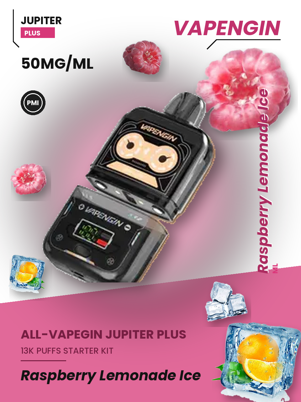 VAPENGIN JUPITER PLUS Raspberry Lemonade Ice — Vapengin Starter kit