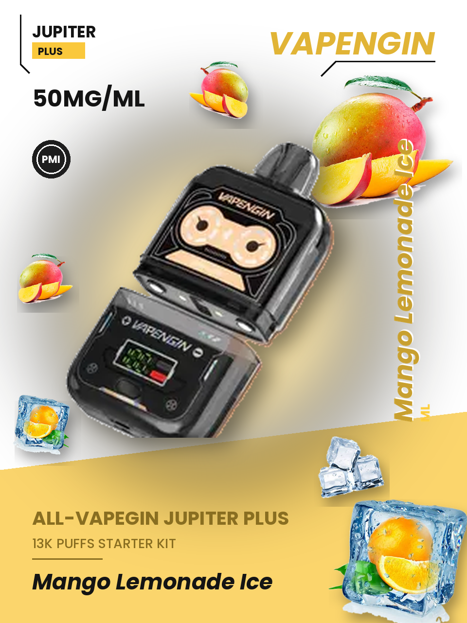 VAPENGIN JUPITER PLUS Mango Lemonade Ice — Vapengin Starter kit
