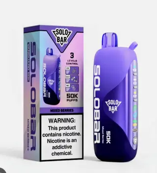 SOLO BAR Mixed Berries Tobacco, 50000 Puffs — Solo Bar 50,000 puffs