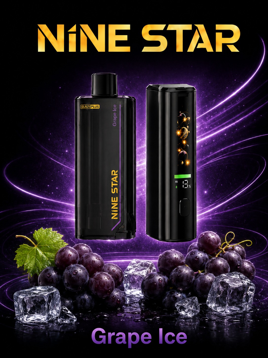 Nine Star Bar Plus Grape Ice — Nine Star Starter kit