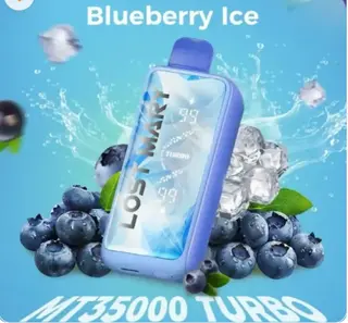 Lost Mary MT35000 Turbo Blueberry Ice — Lost Mary 35,000 puffs