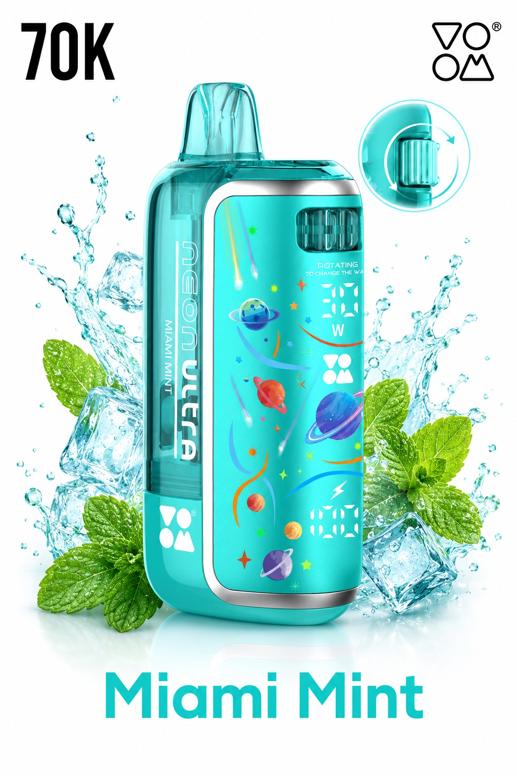 Voom Ultra 70K Puffs Maimi Mint — VOOM 70,000 puffs
