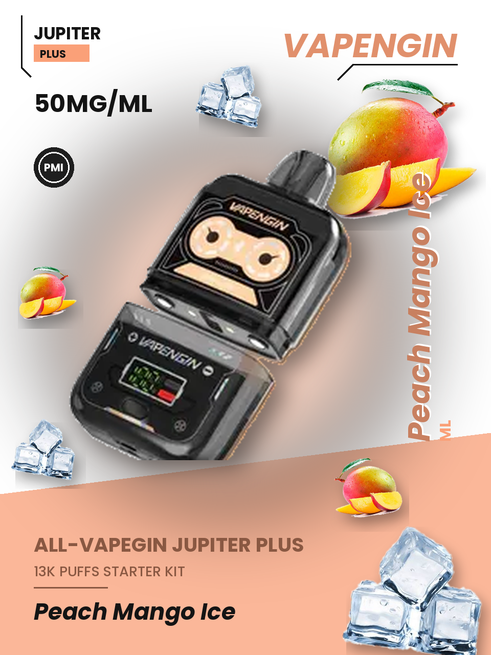 VAPENGIN JUPITER PLUS Peach Mango Ice — Vapengin Starter kit
