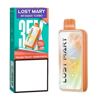 Lost Mary MT35000 TURBO Mango Peach Watermelon — Lost Mary 35,000 puffs