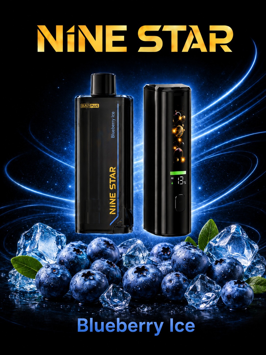 Nine Star Bar Plus Blueberry Ice — Nine Star Starter kit