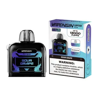 Vapengin Jupiter Plus 13k Raspberry Lemon Pod — Vapengin 13,000 puffs