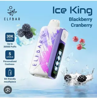 ELFBAR Ice King Blackberry Cranberry — ELFBAR 30,000 puffs