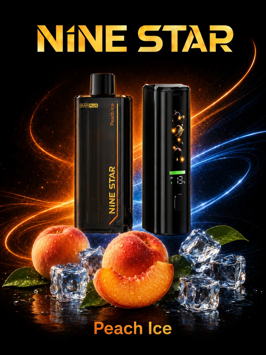 Nine Star Bar Plus Peach Ice — Nine Star Starter kit
