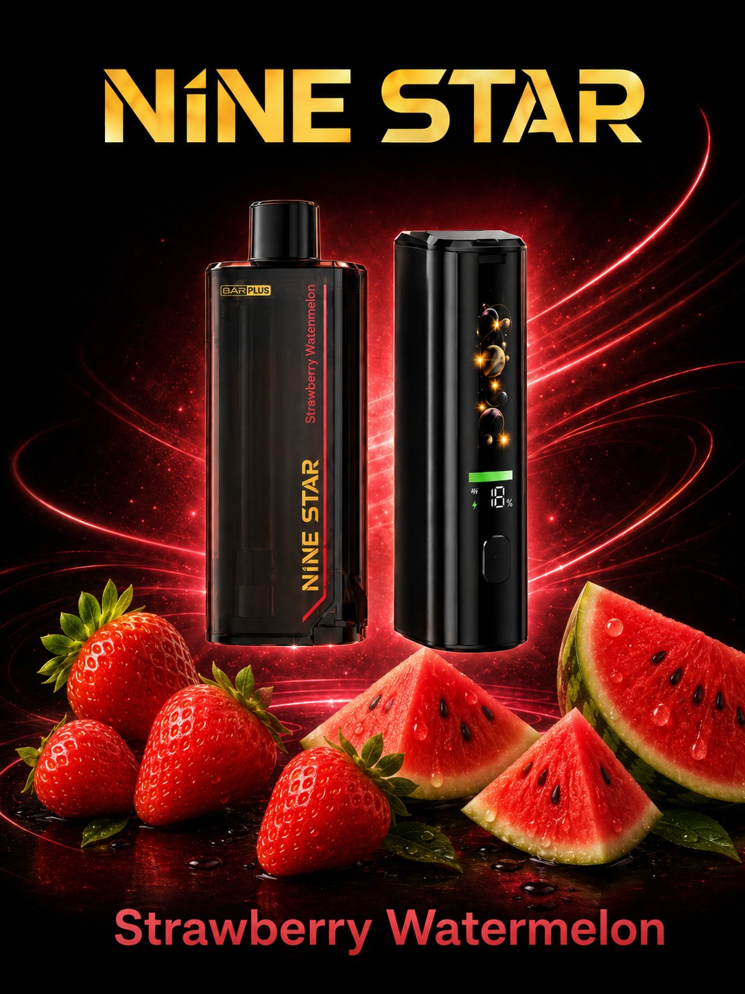 Nine Star Bar Plus Strawberry Watermelon — Nine Star Starter kit