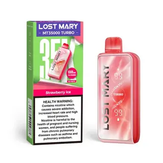 LOSTMARY MT35000 Turbo Strawberry Ice — Lost Mary 35,000 puffs