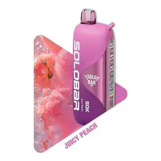 Solo Bar Juicy Peach 50k Puffs — Solo Bar 50,000 puffs