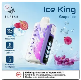 ELFBAR Ice King Grape Ice Vape — ELFBAR 30,000 puffs