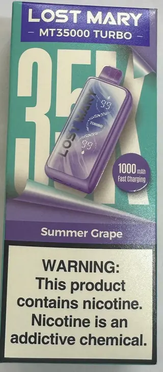 LOST MARY MT Summer Grape Purple — Lost Mary 35,000 puffs