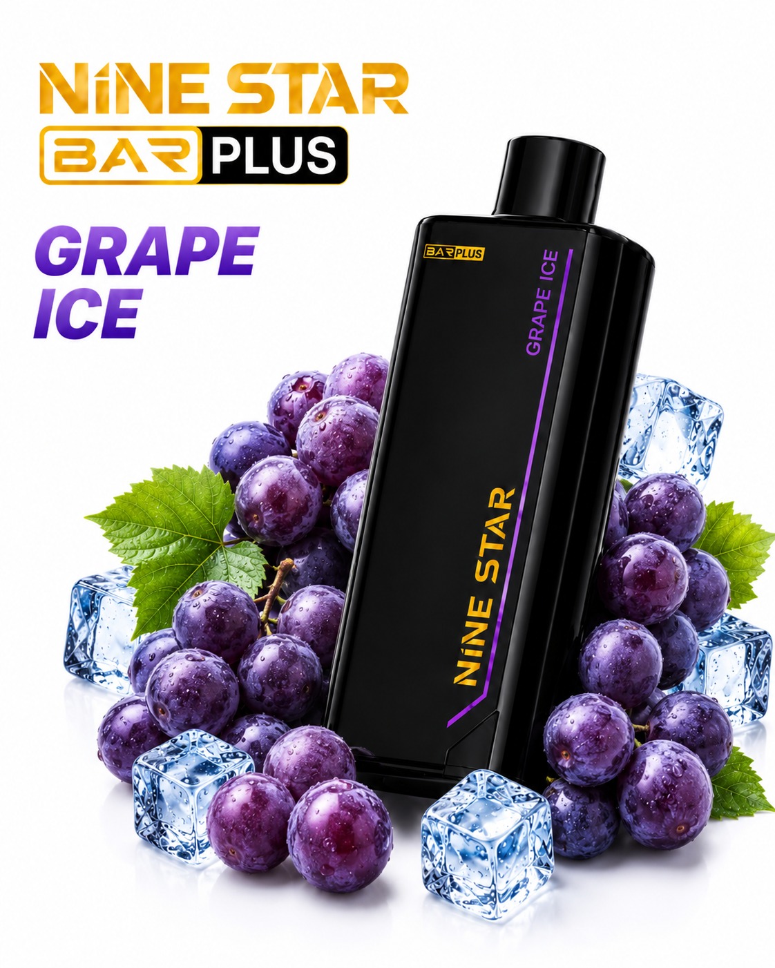 Nine Star Bar Plus Grape Ice Pod — Nine Star Replacement pod